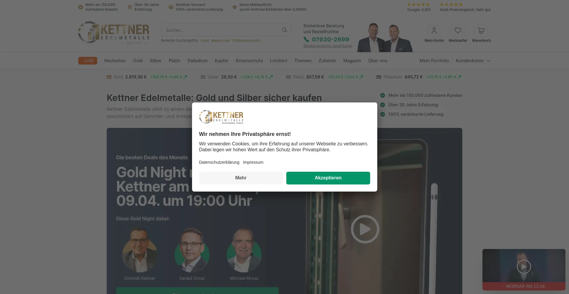 Is Kettner-edelmetalle.de Safe?