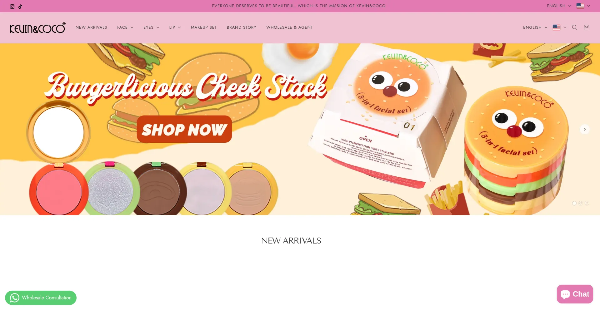 Kevincoco-official.com Screenshot