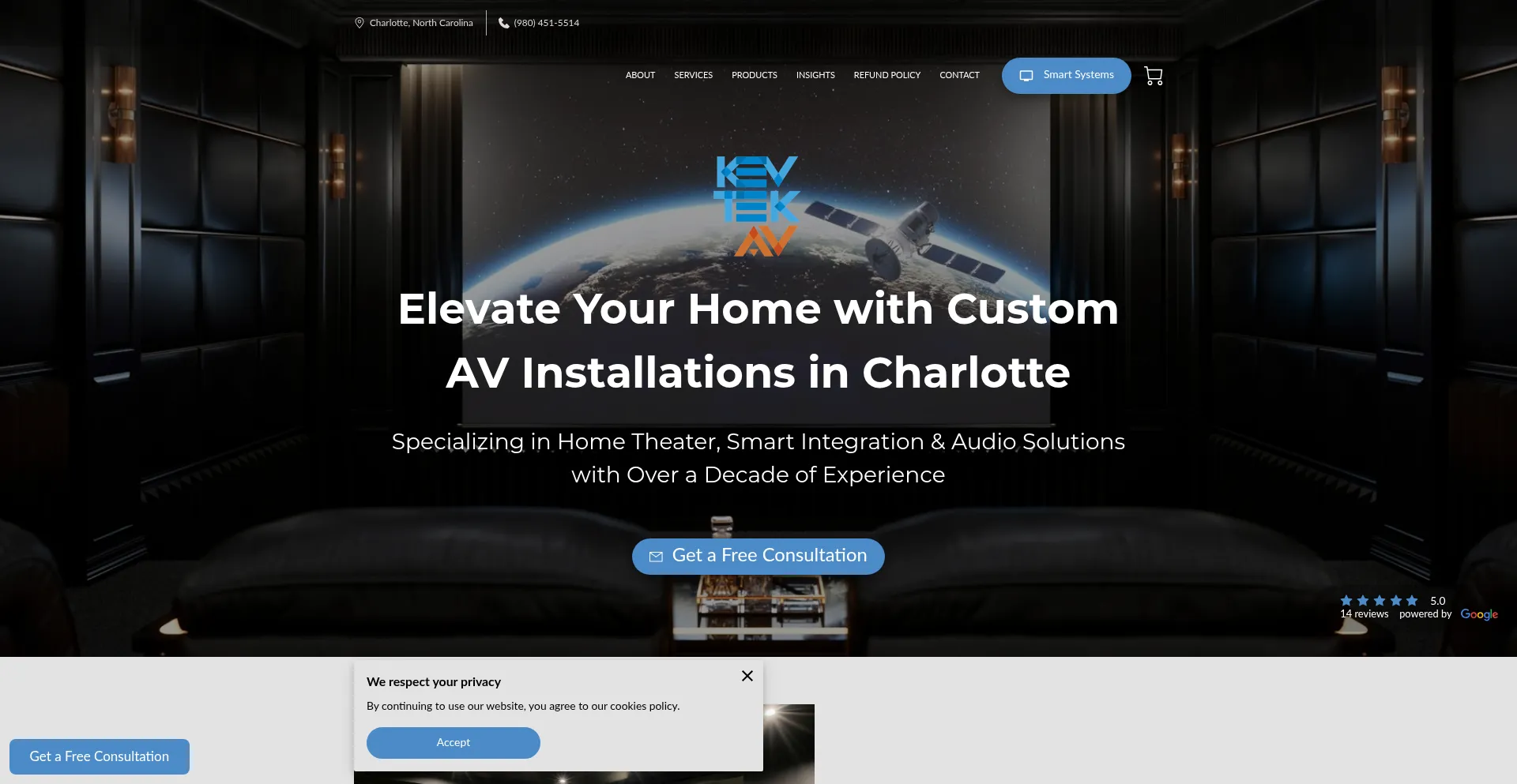 Kevtekav.com Screenshot