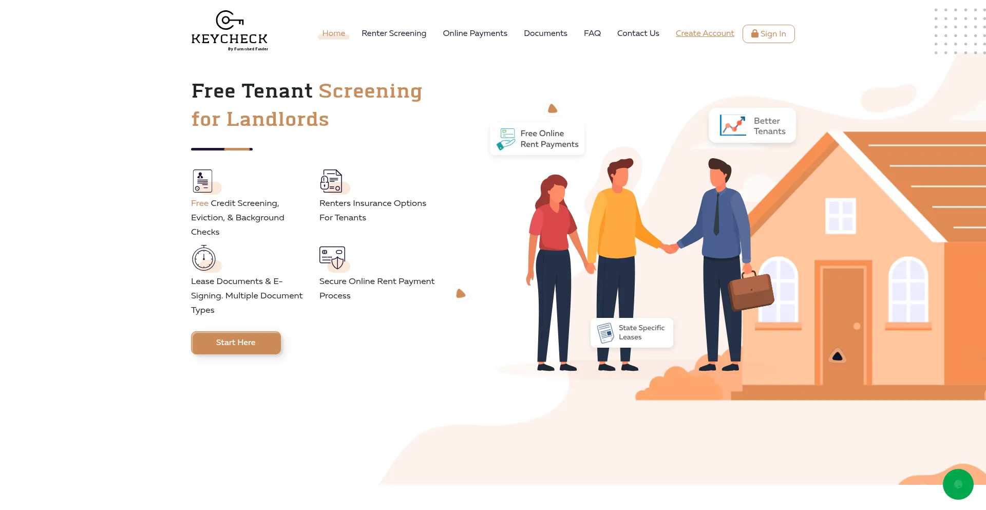 Website screenshot of Keycheck.com