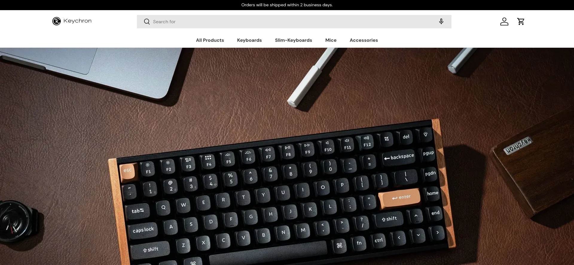 Website screenshot of Keychron.net.my