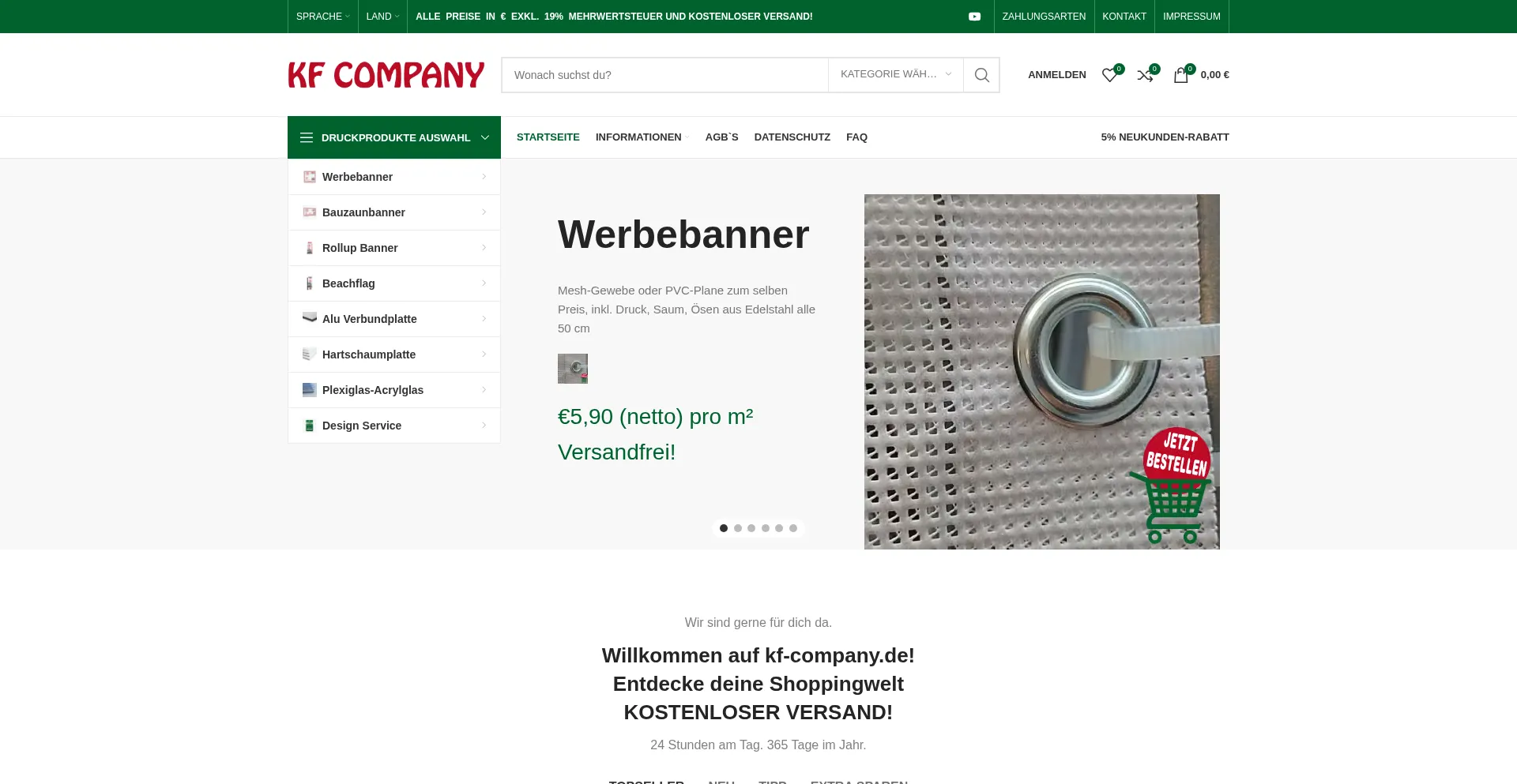 Kf-company.de Screenshot