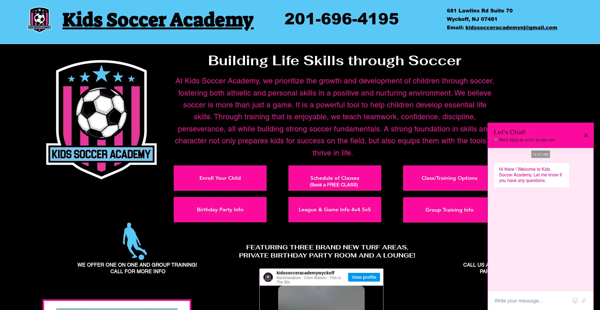 Kidssocceracademynj.com