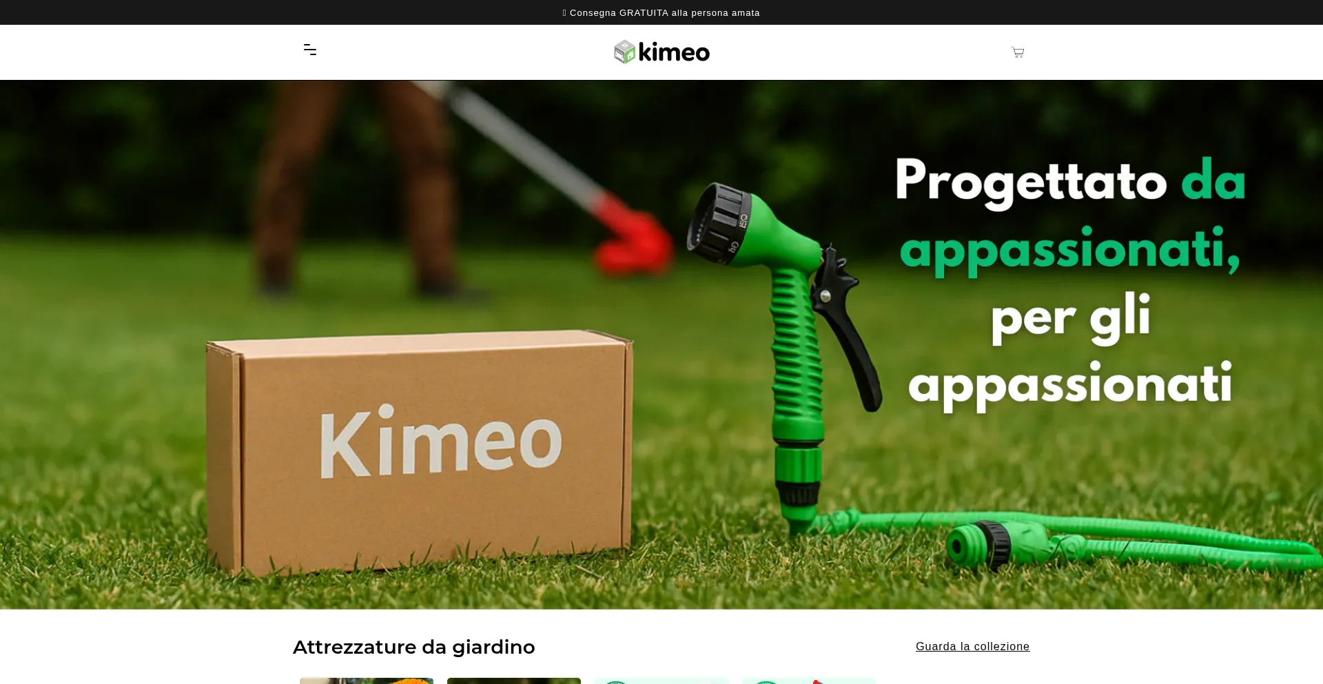 Kimeo-shop.it Screenshot