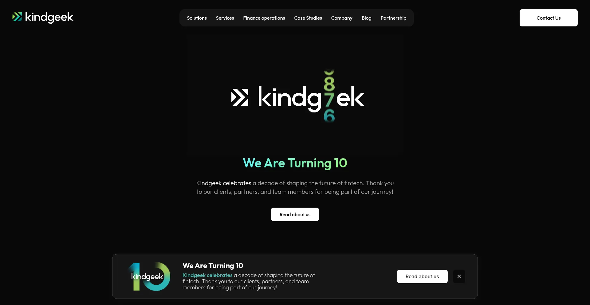 Website screenshot of Kindgeek.com