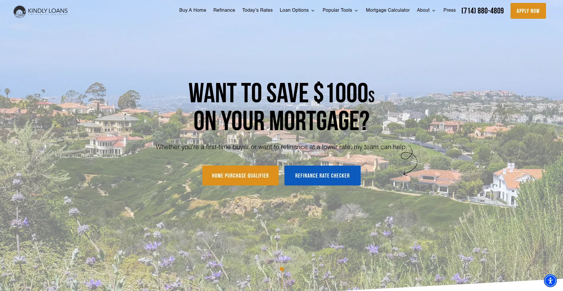 Kindlyloans.com Screenshot