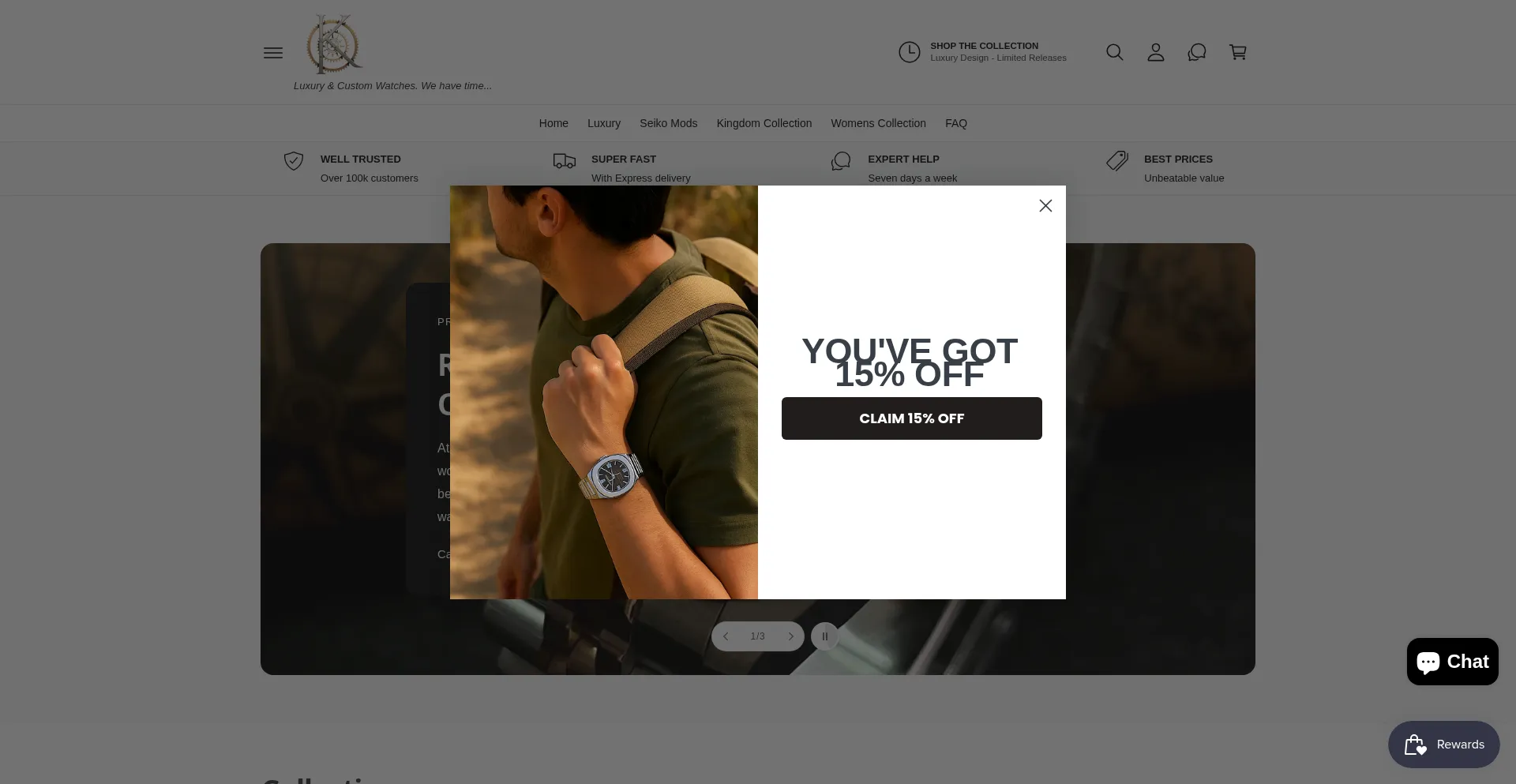 Website screenshot of Kingdomwatchcompany.com