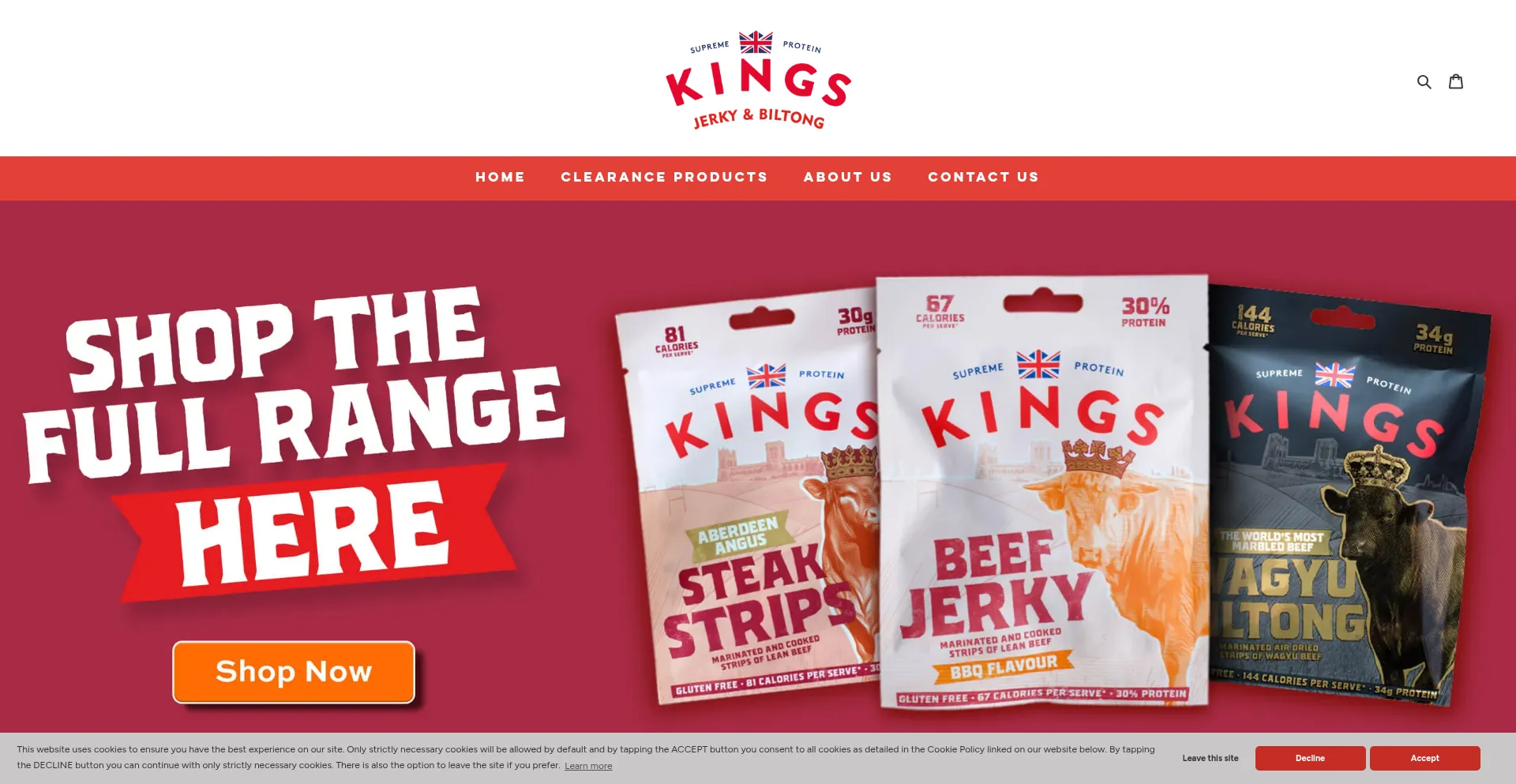 Kingselitesnacks.co.uk Screenshot