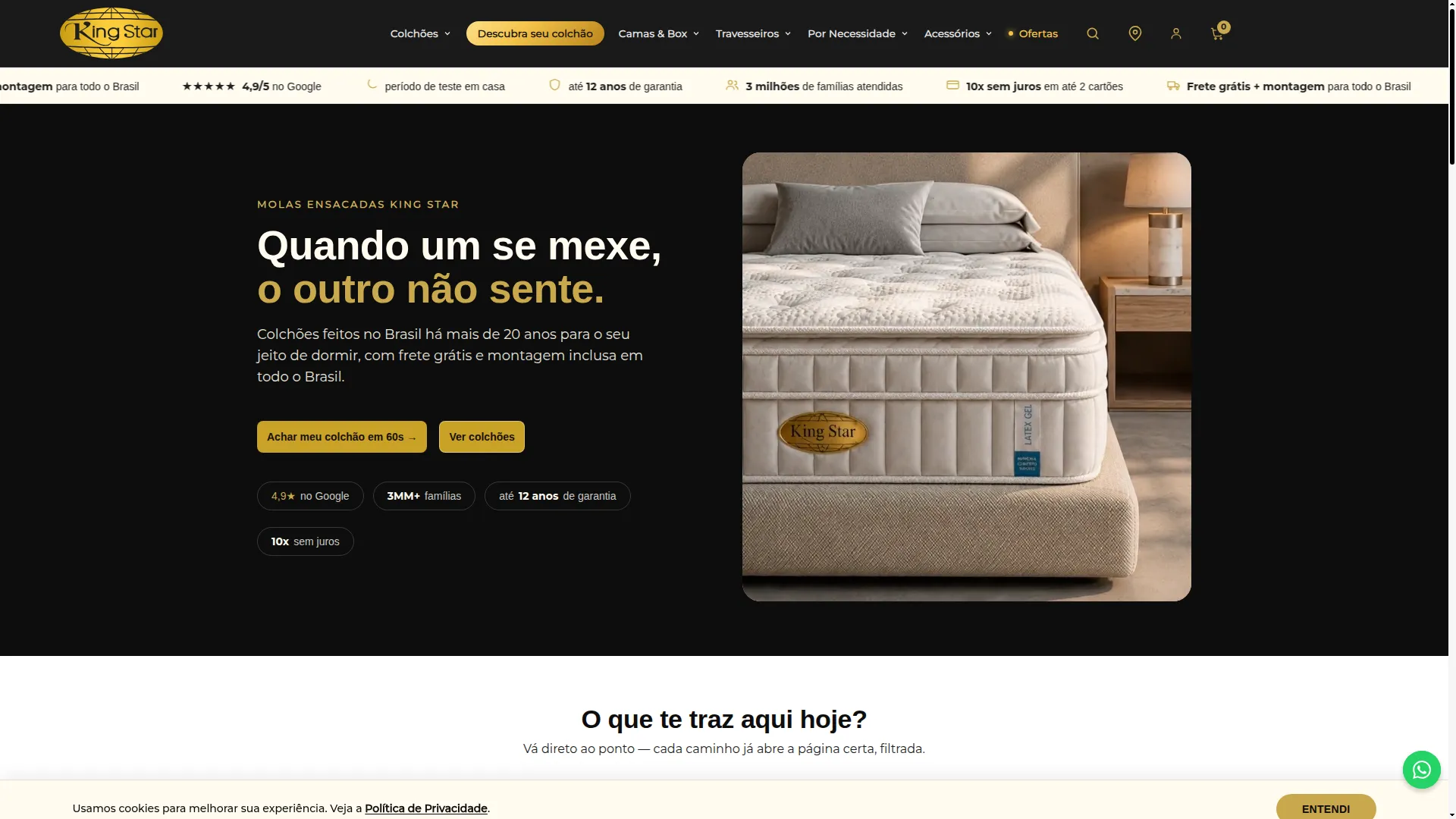Kingstarcolchoes.com.br