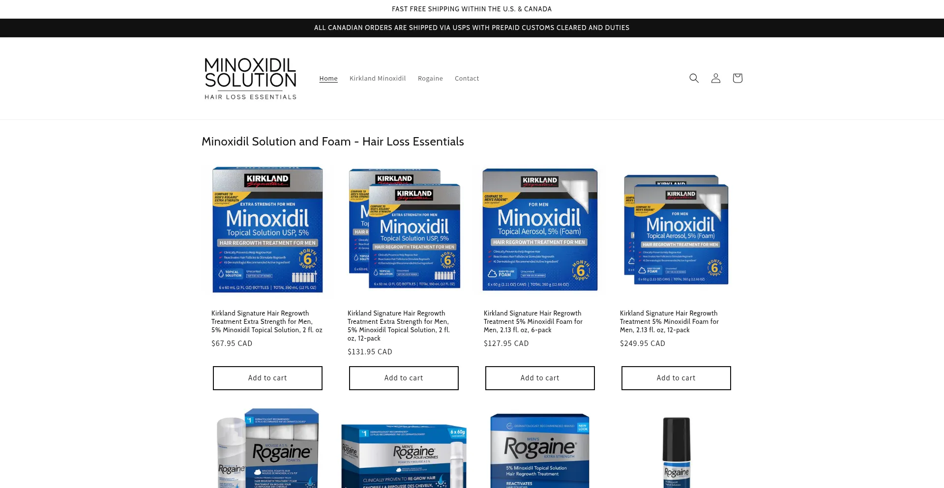 Is Kirklandminoxidilsolution.com Safe?