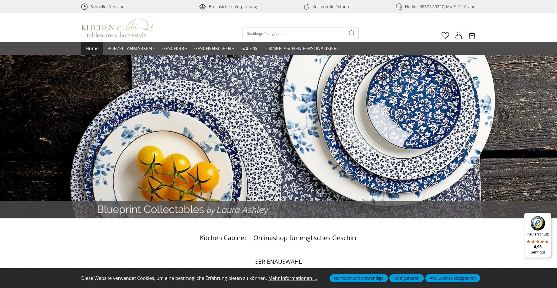 Kitchen-cabinet.de Screenshot