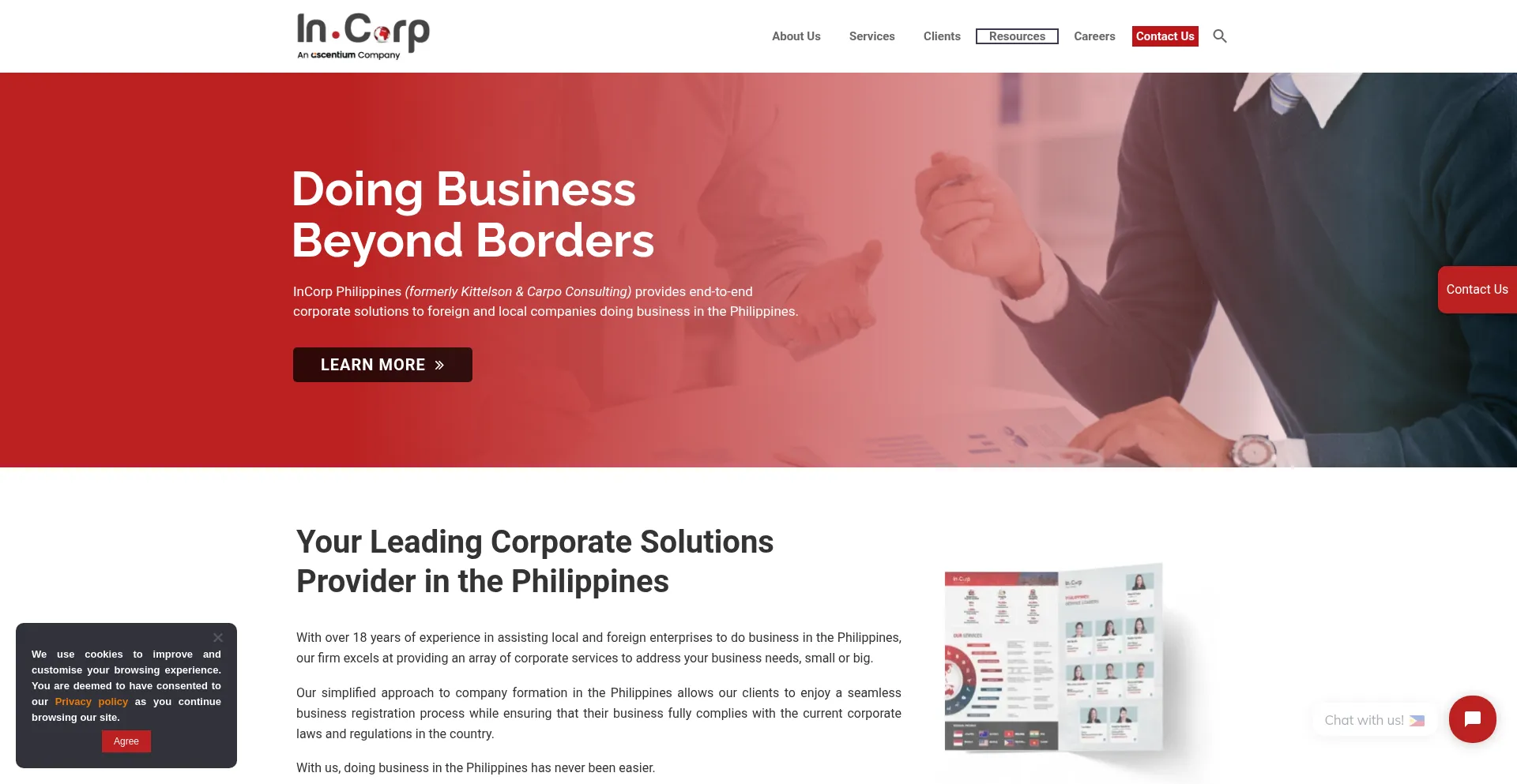 Website screenshot of Kittelsoncarpo.com