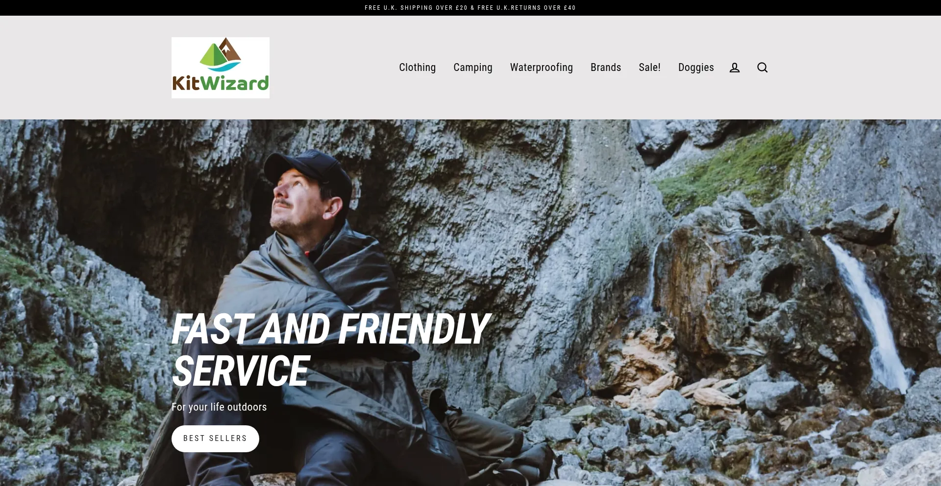 Website screenshot of Kitwizard.com