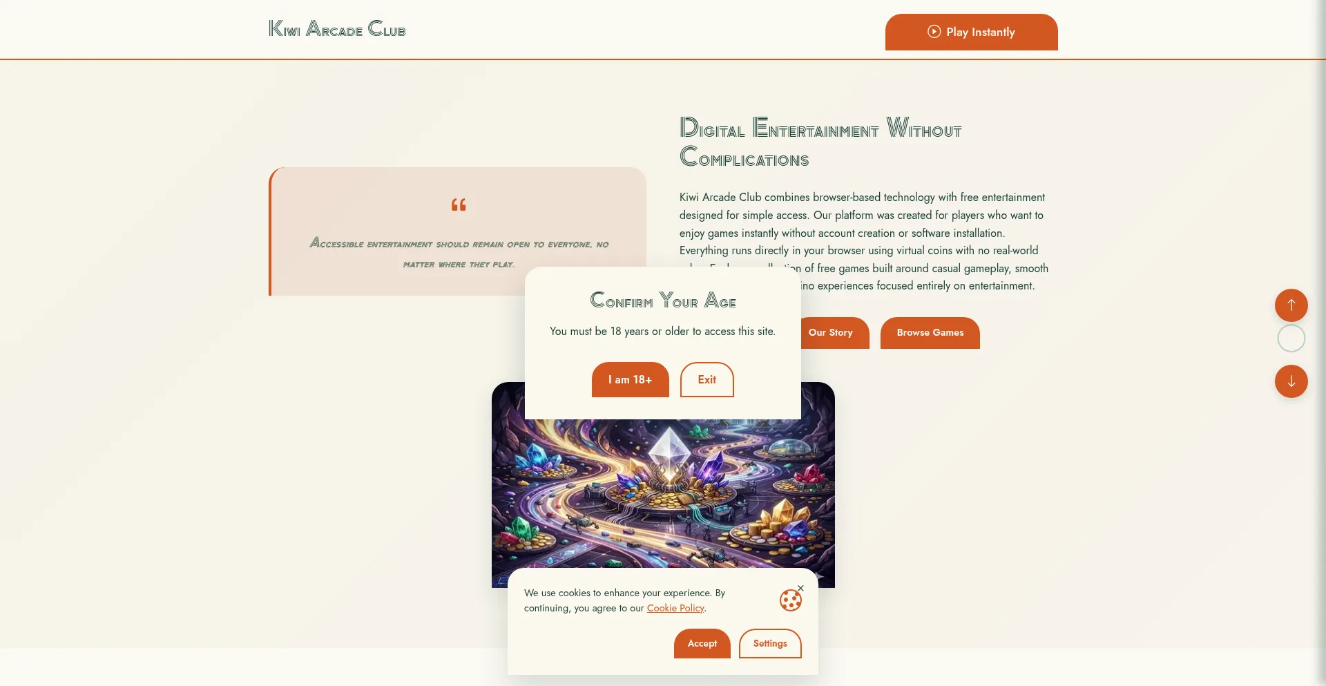 Kiwiarcadeclub.com