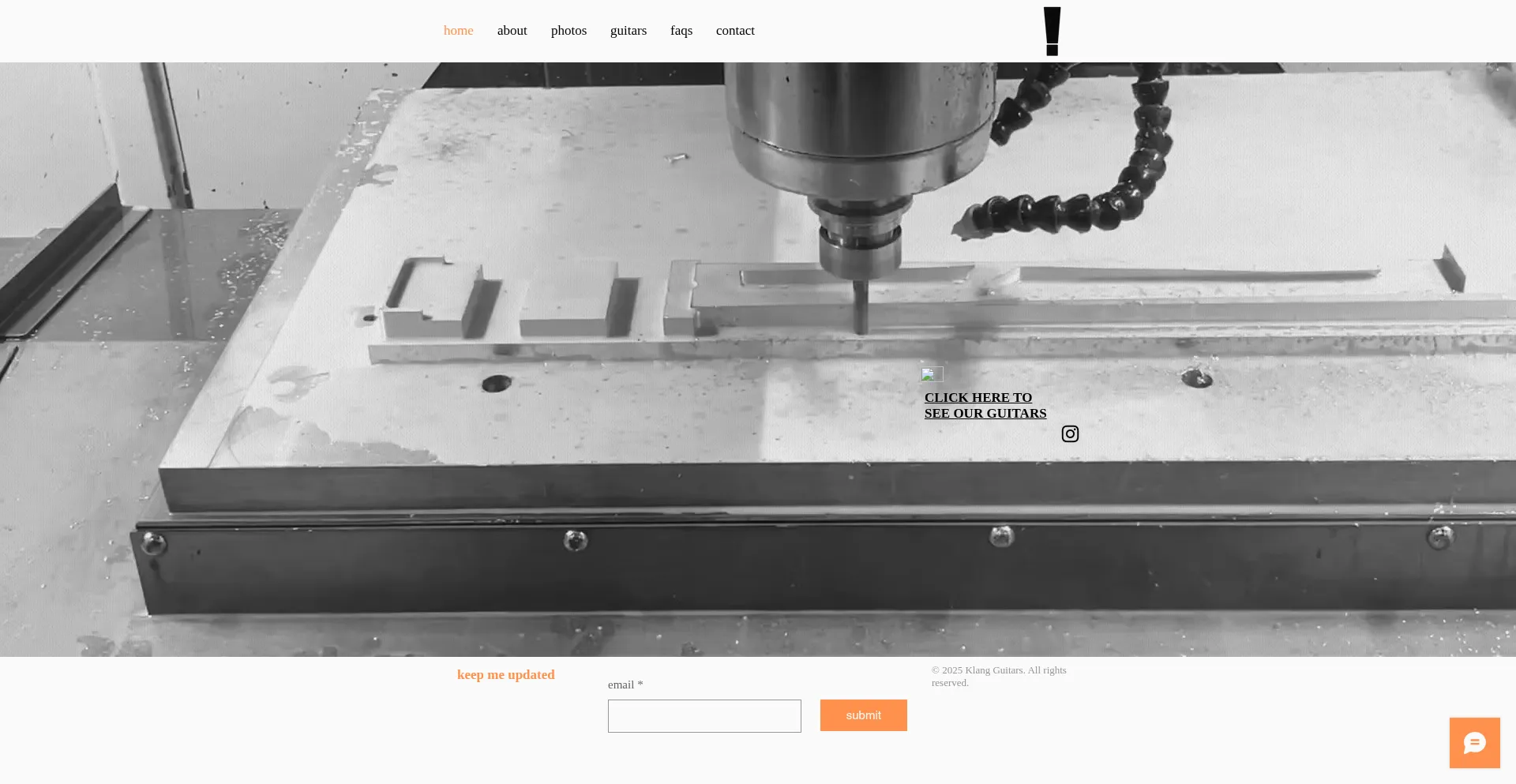 Klangguitars.com Screenshot