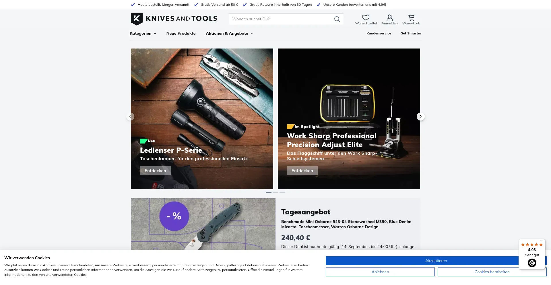 Is Knivesandtools.de Safe?