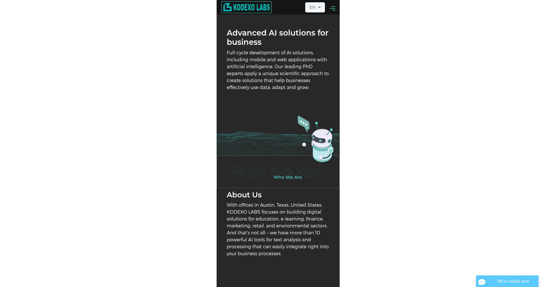 Ko-dexoslab.com Screenshot