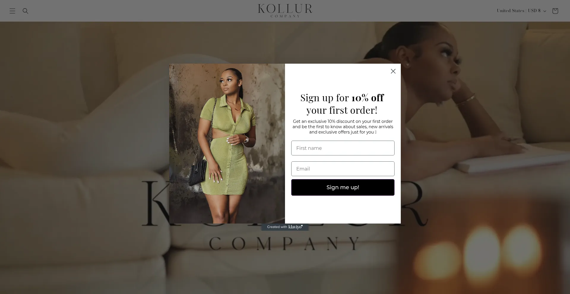 Website screenshot of Kollurcompany.com