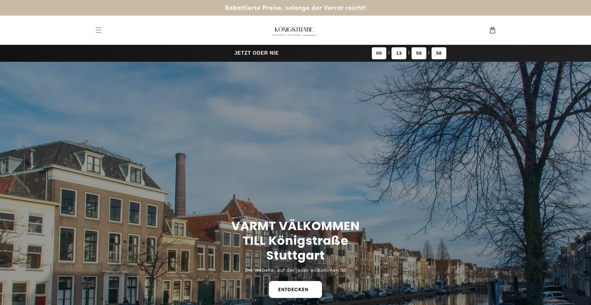 Website screenshot of Konigstrasse-stuttgart.de