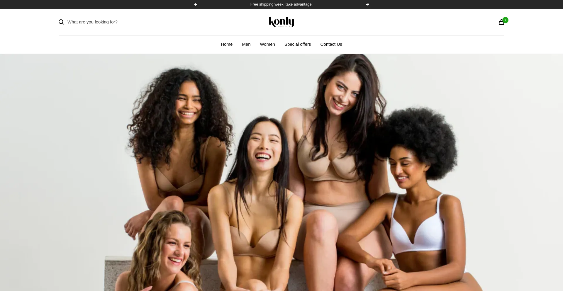 Website screenshot of Konly.shop