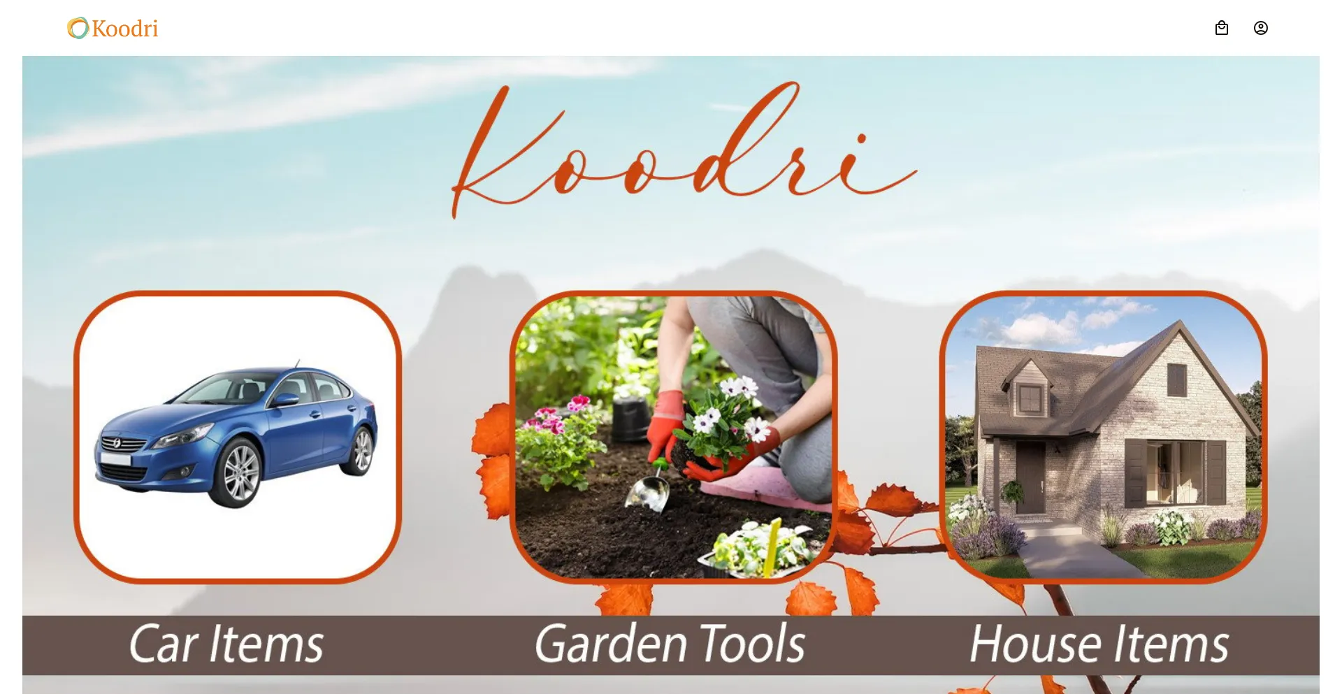 Website screenshot of Koodri.com