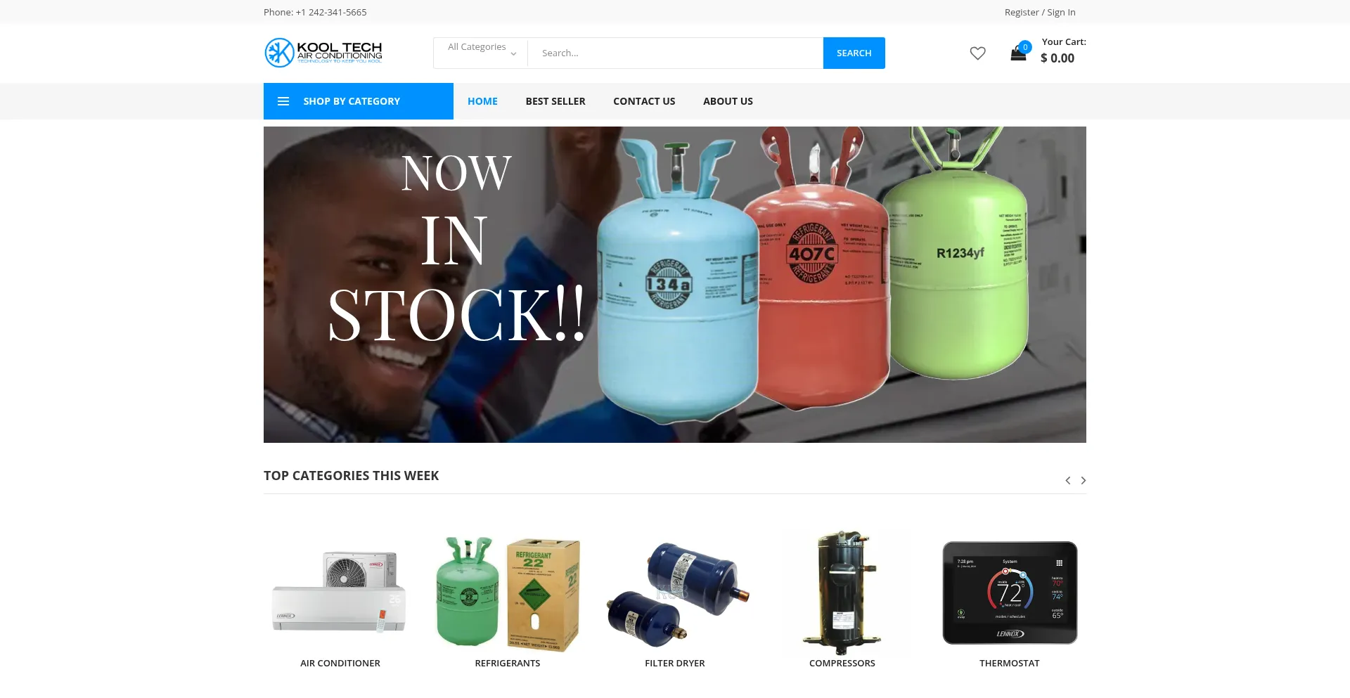 Kooltechbahamas.com Screenshot