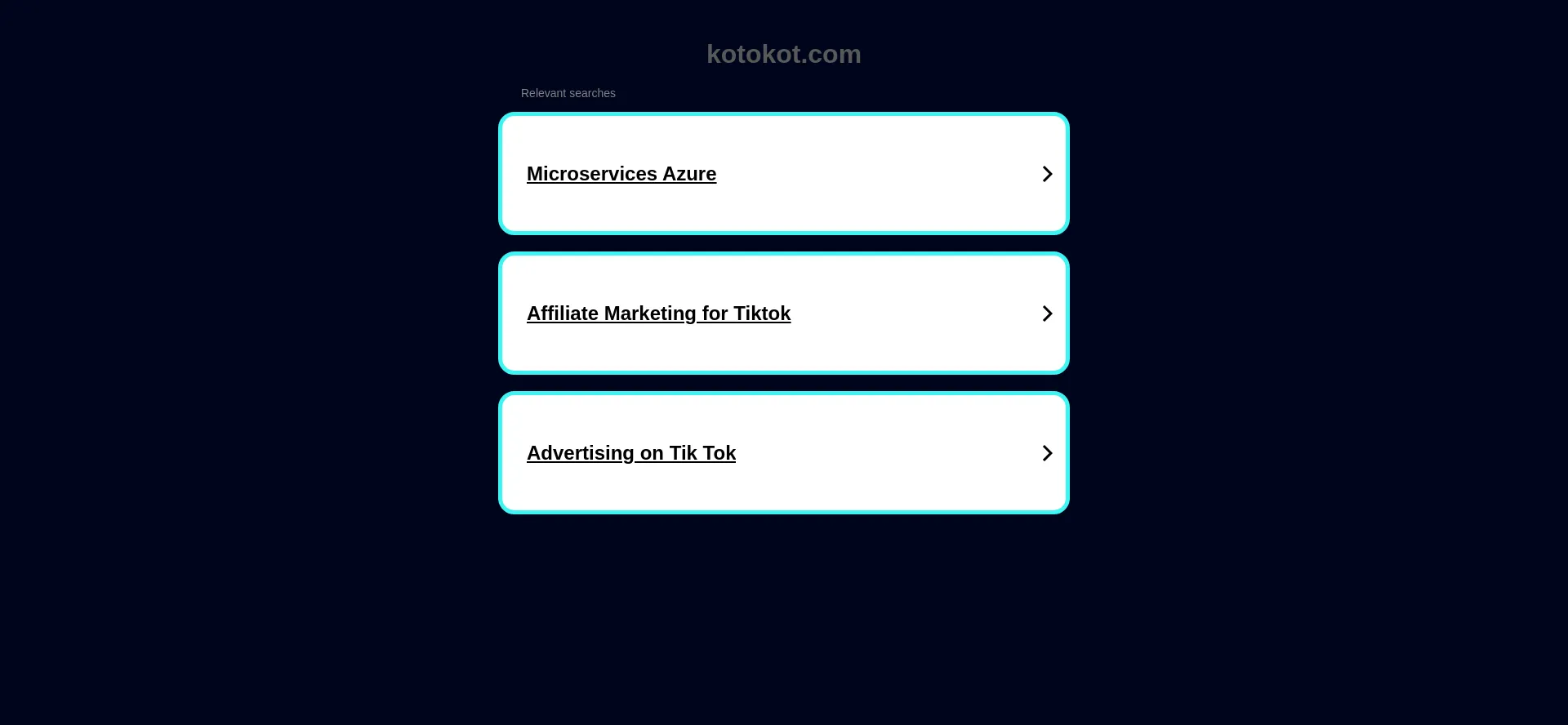 Website screenshot of Kotokot.com