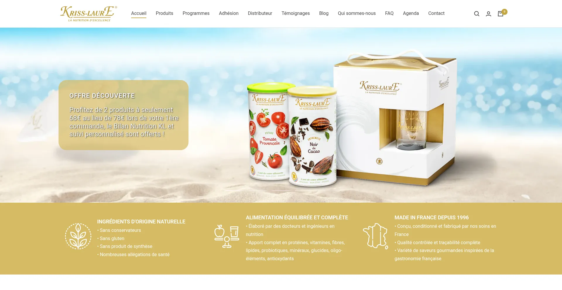 Kriss-laure.com Screenshot
