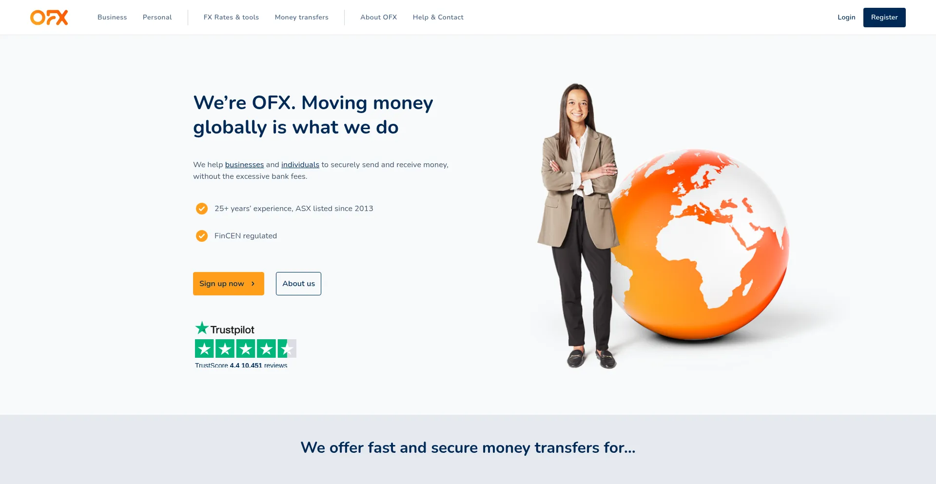 Website screenshot of Krofinanceltd.org