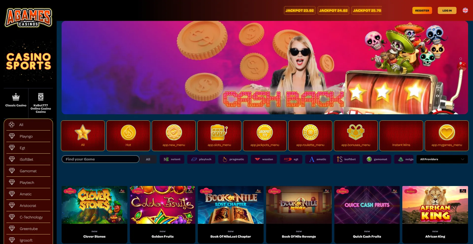 Website screenshot of Ksbet777.online