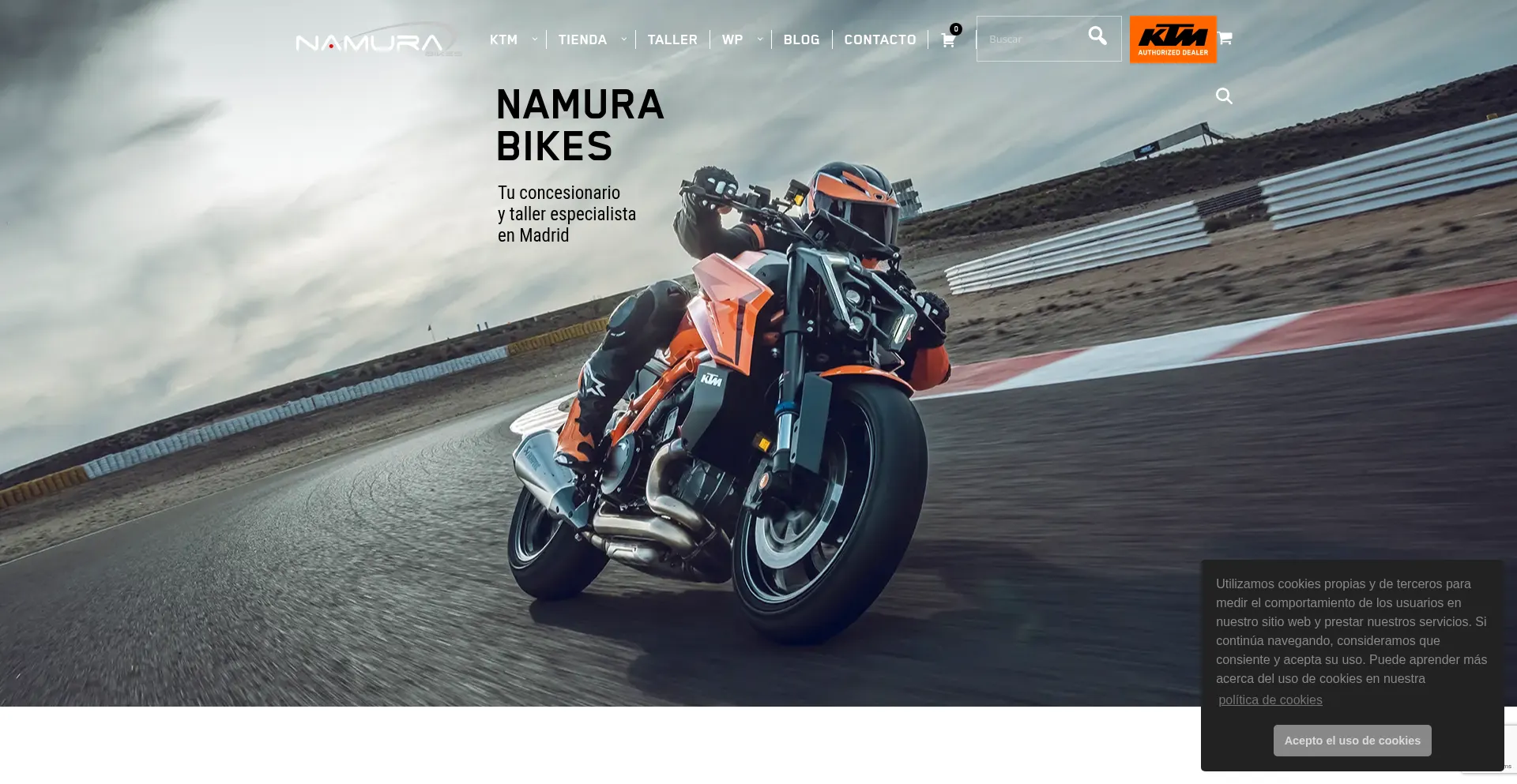 Ktmnamura.es Screenshot