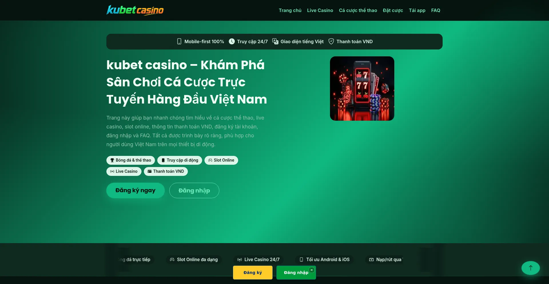 Kubetcasino.bet
