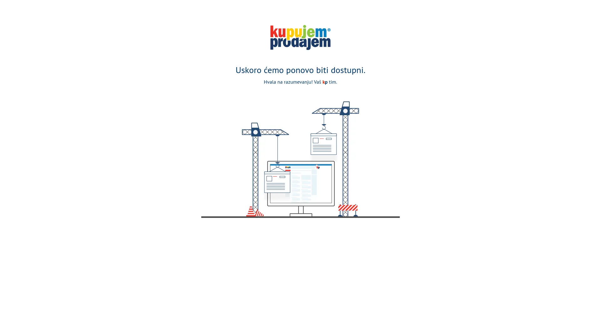 Website screenshot of Kupujemprodajem.com