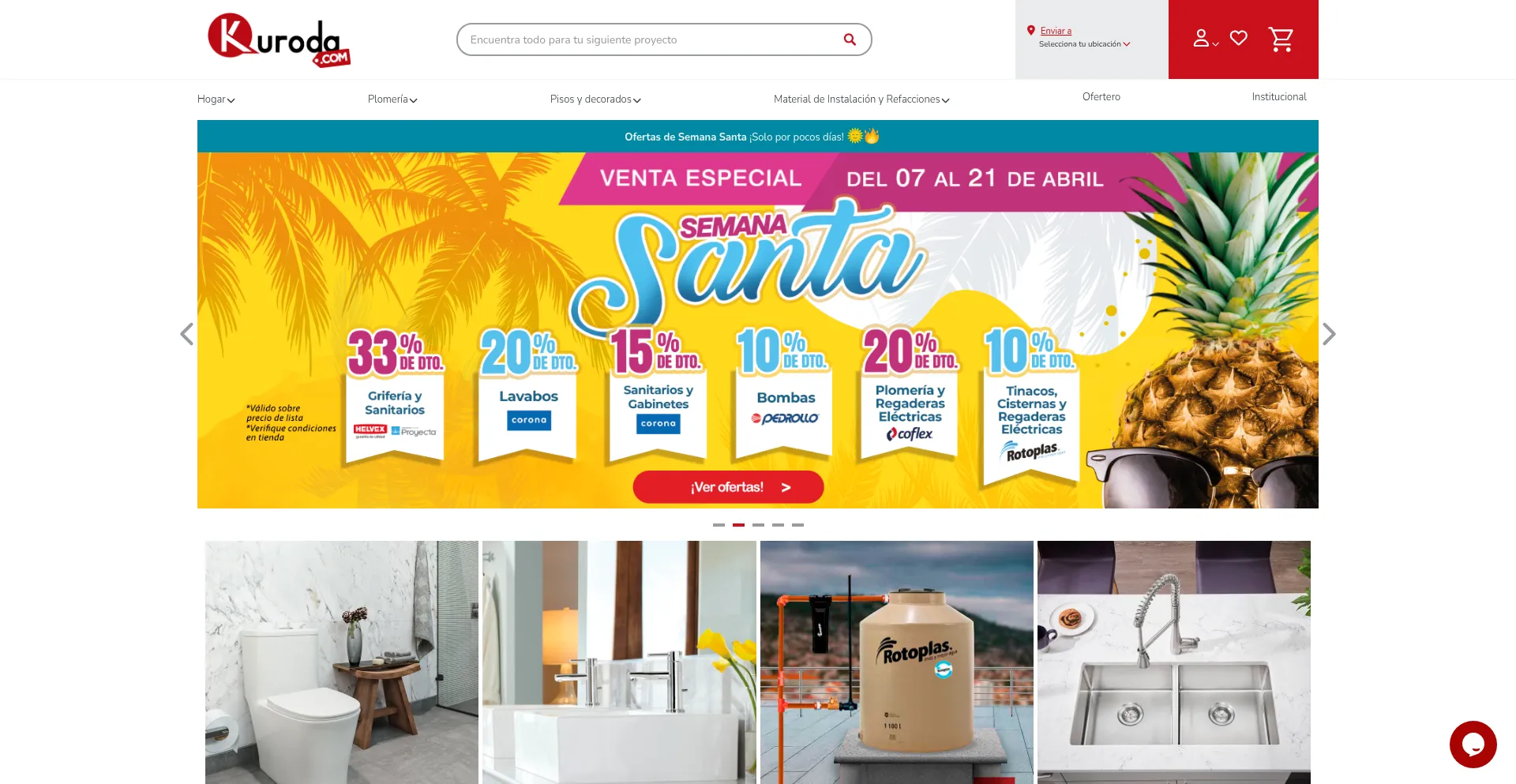 Website screenshot of Kuroda.com
