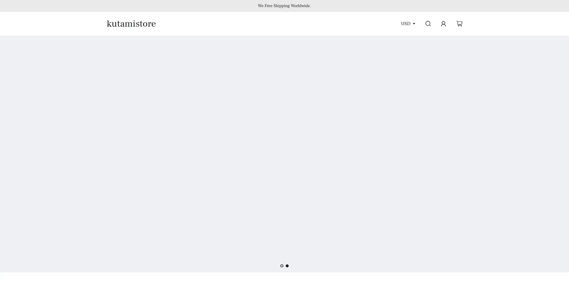 Website screenshot of Kutamistore.club