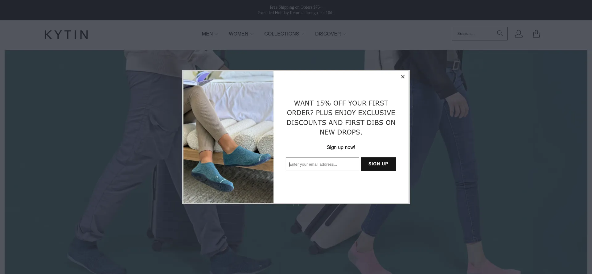 Website screenshot of Kytin.com