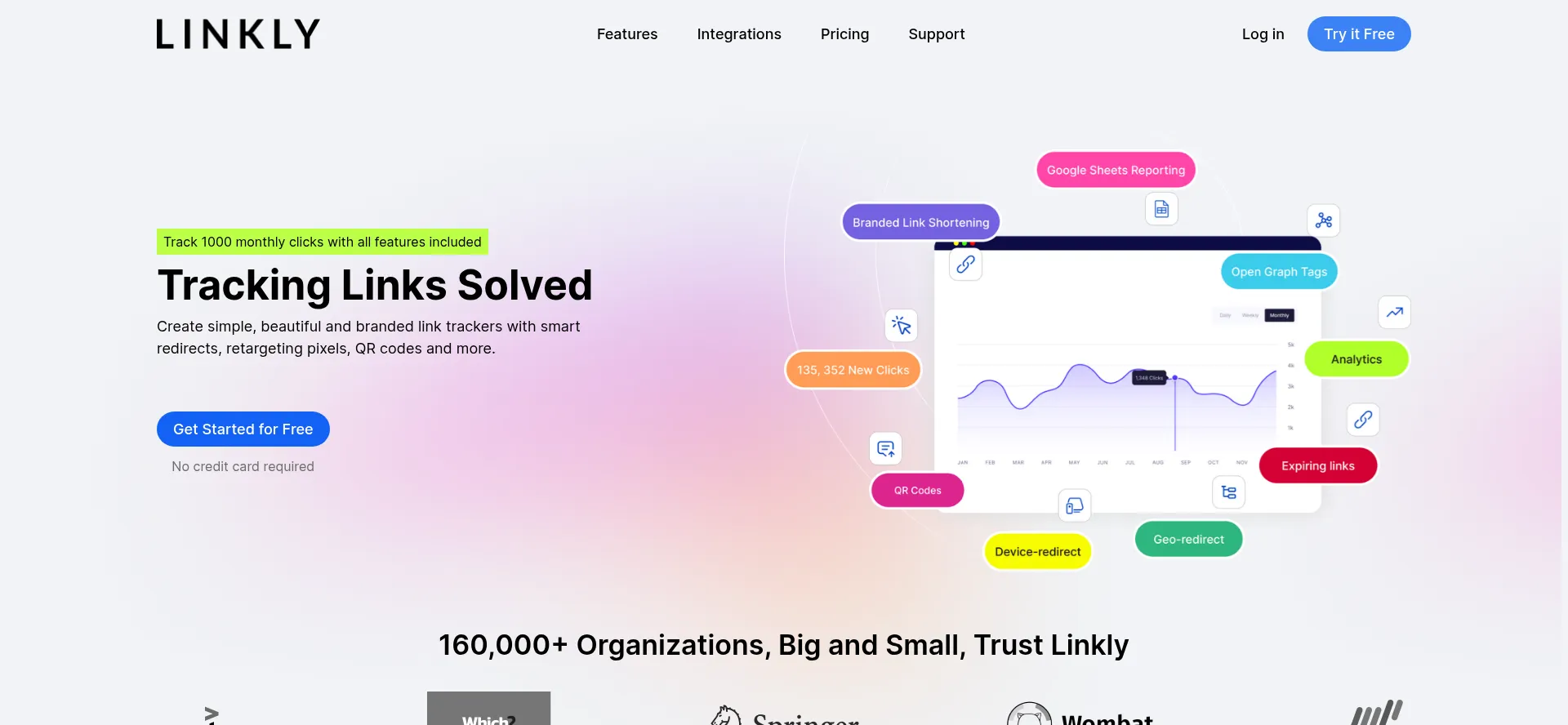 Website screenshot of L.linklyhq.com