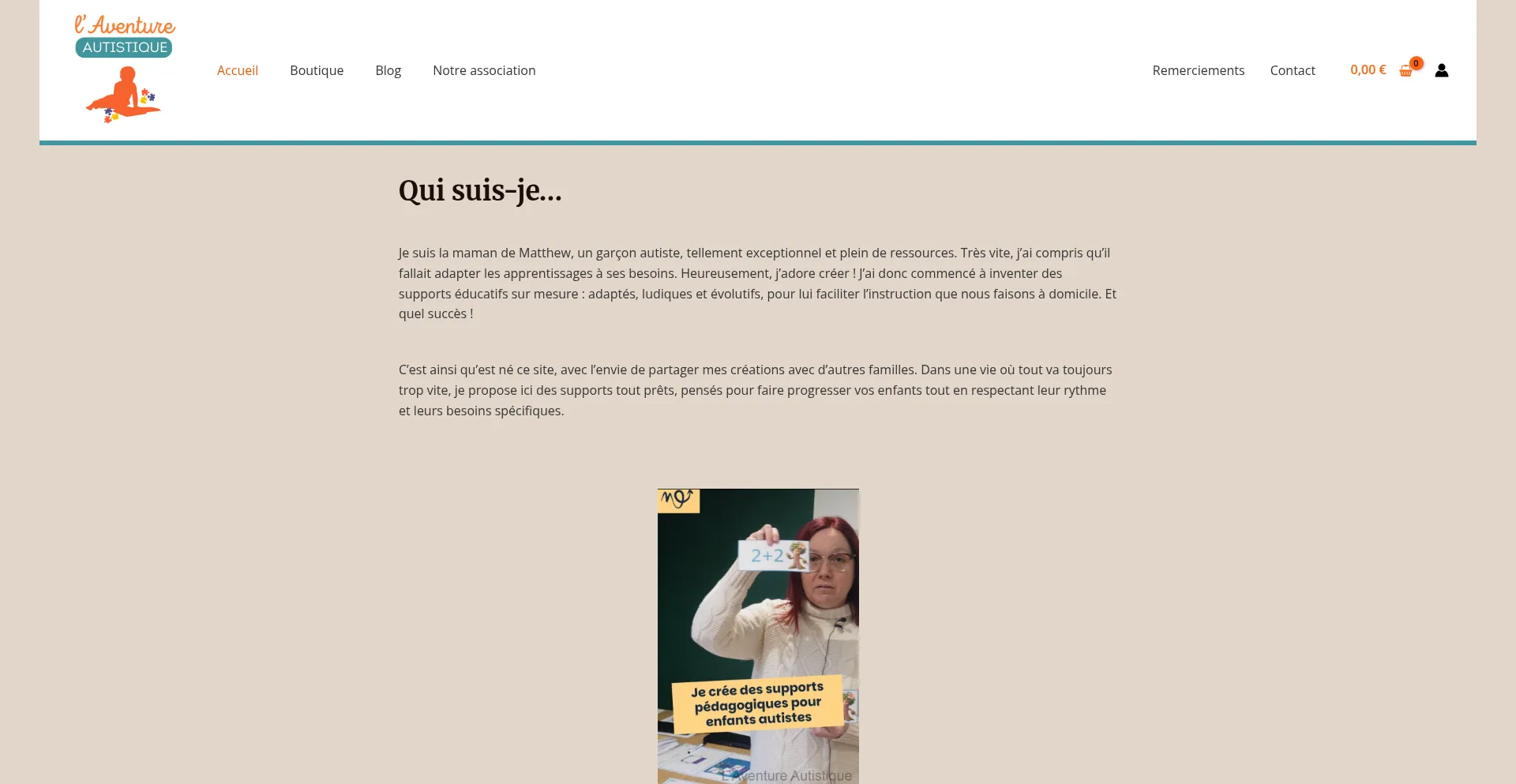 L-aventure-autistique.fr Screenshot