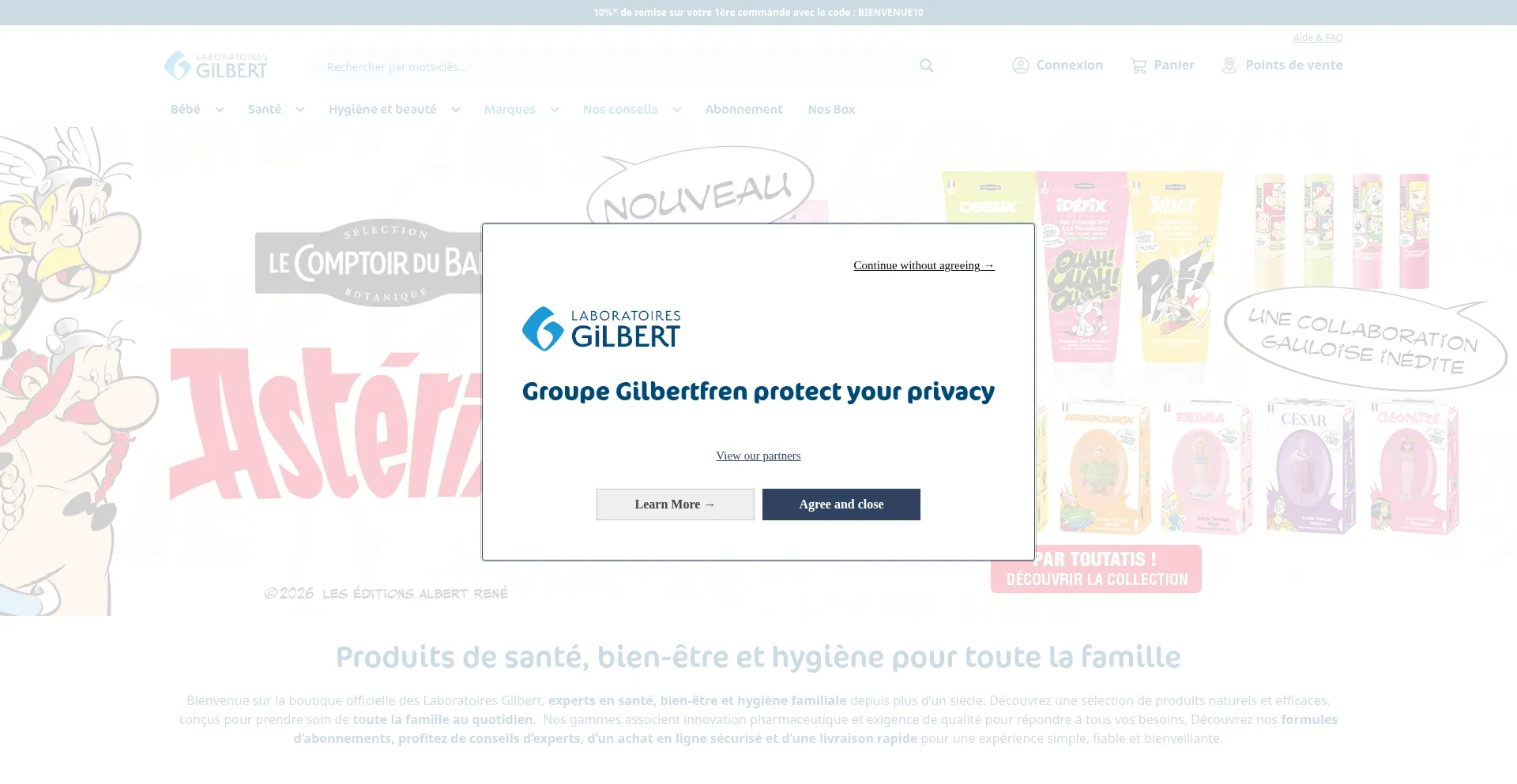 Laboratoires-gilbert.com