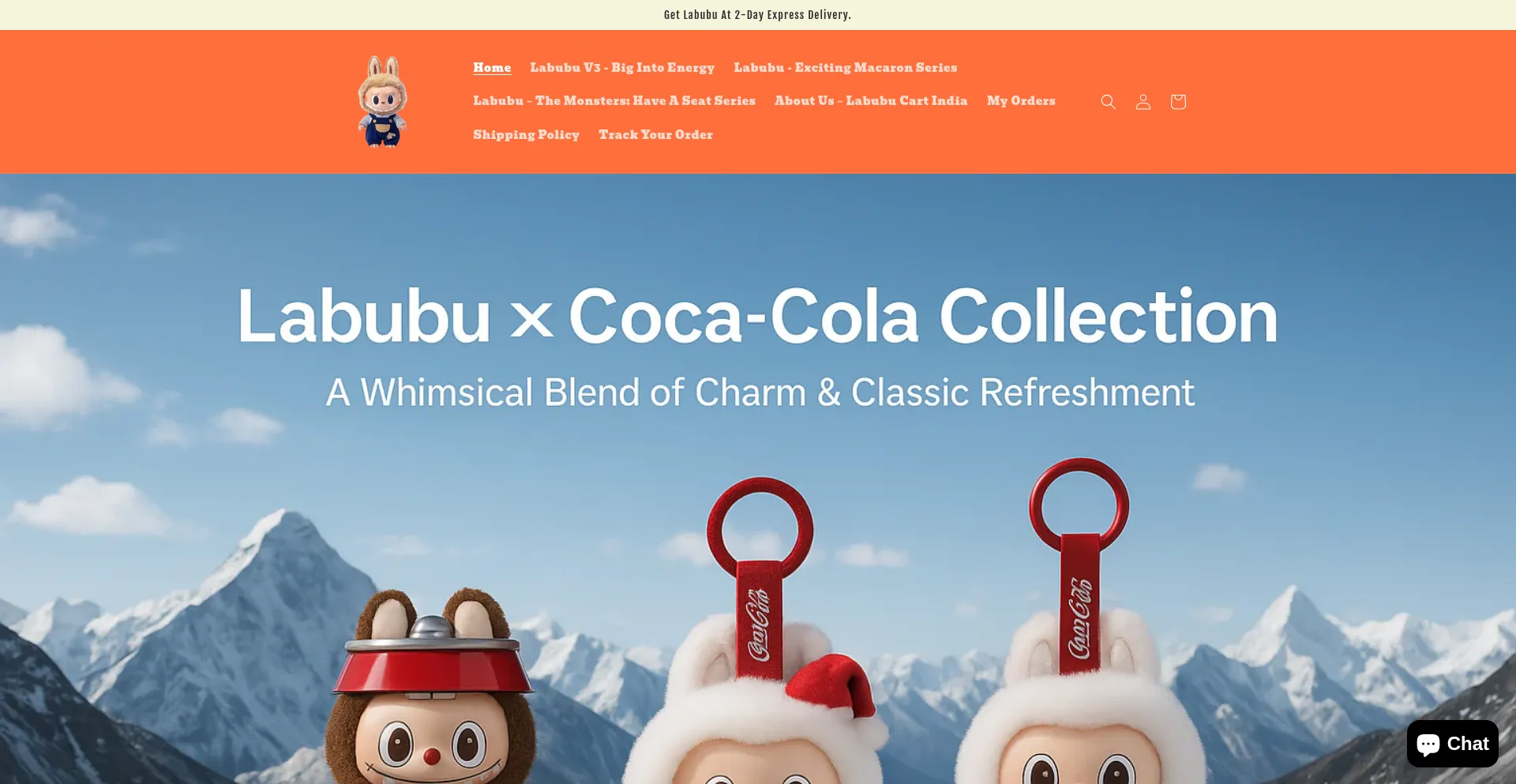 Website screenshot of Labubuindia.in
