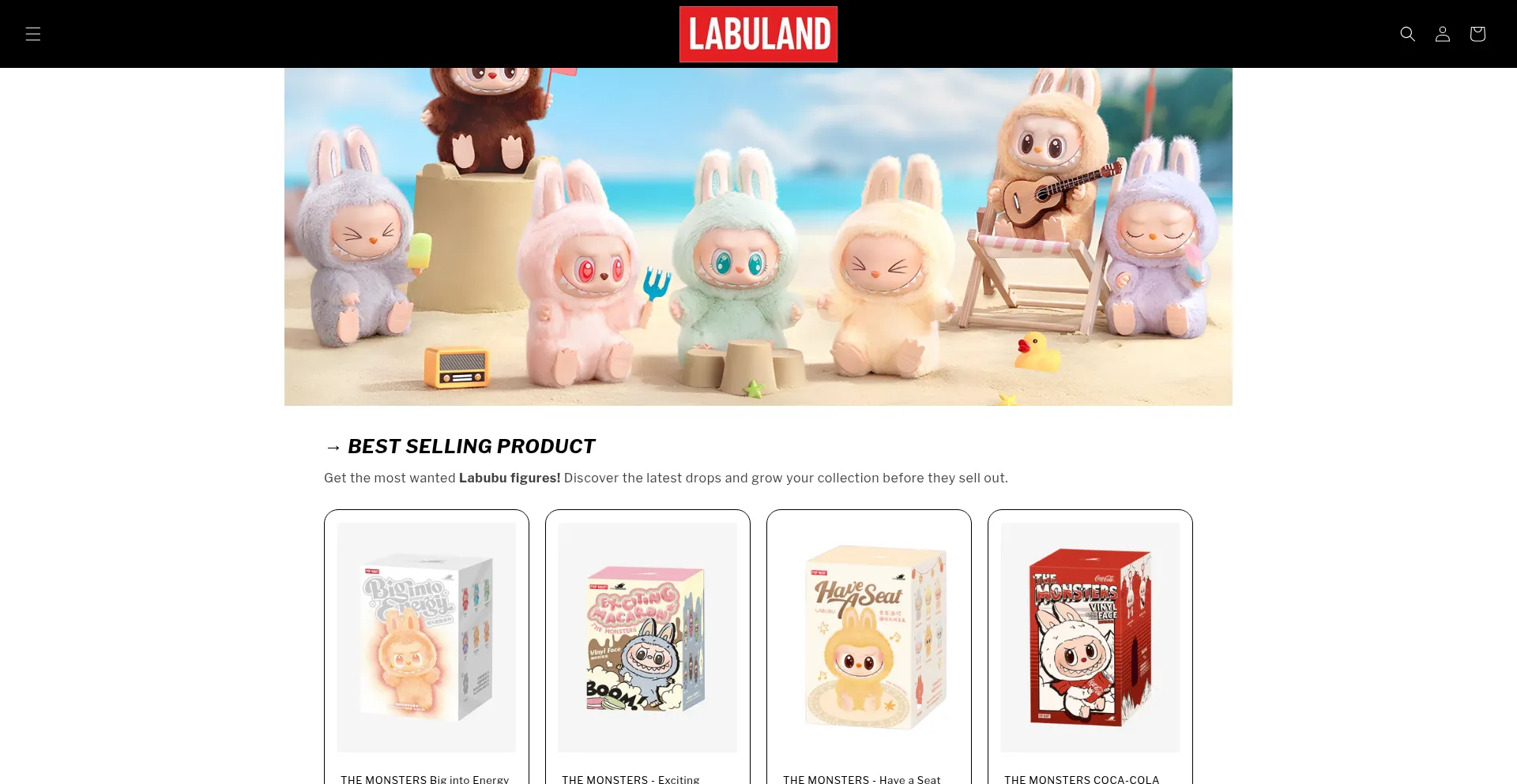 Labulandshop.com Screenshot