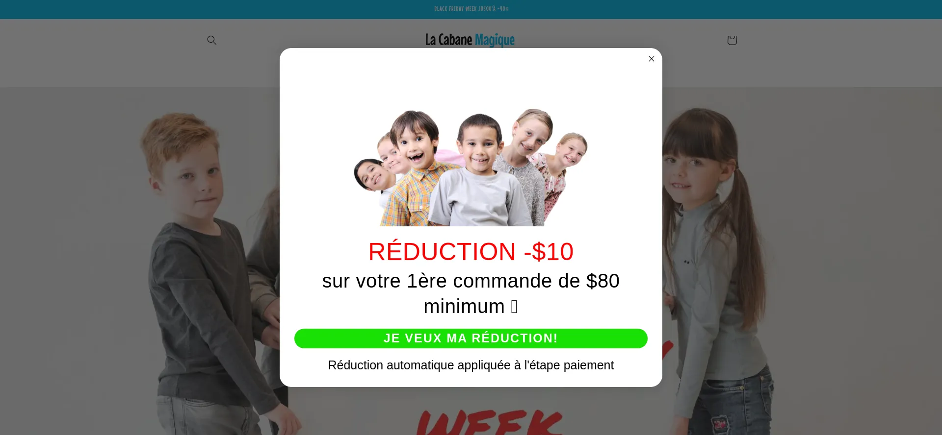 Lacabanemagique.co Screenshot