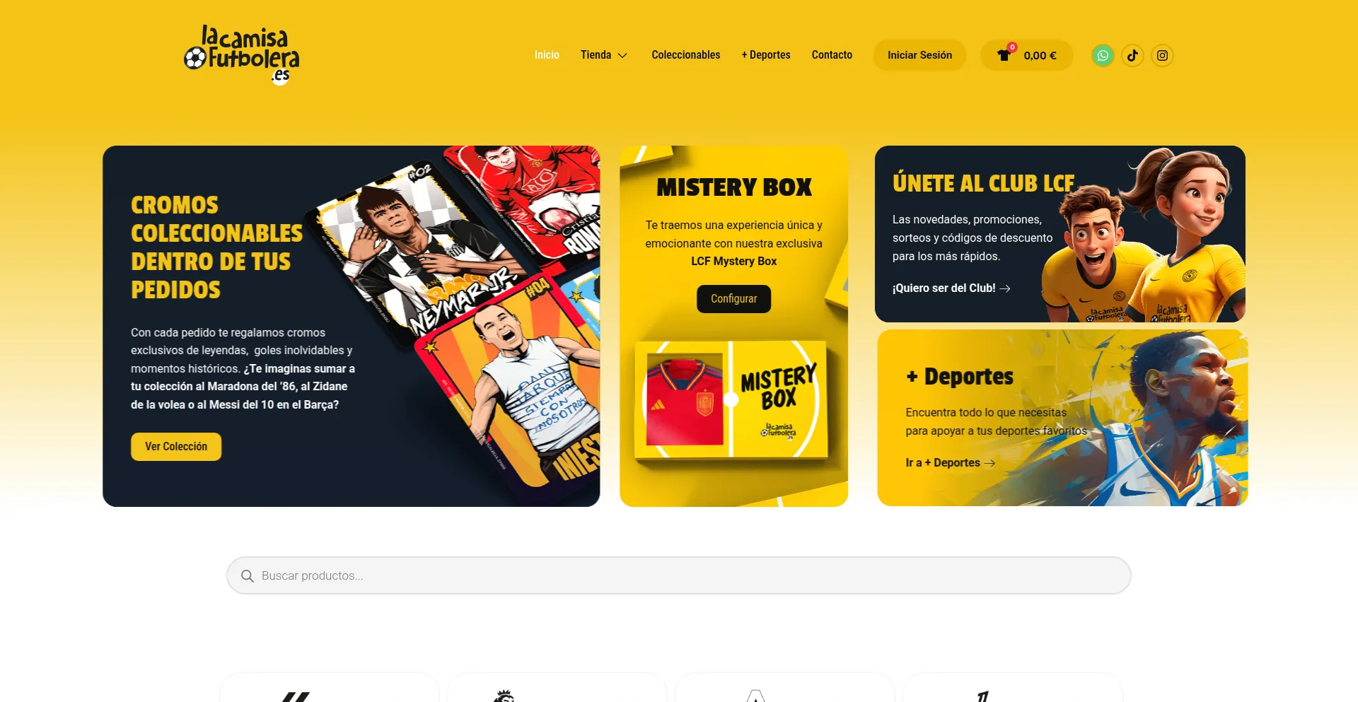 Website screenshot of Lacamisetafutbolera.es
