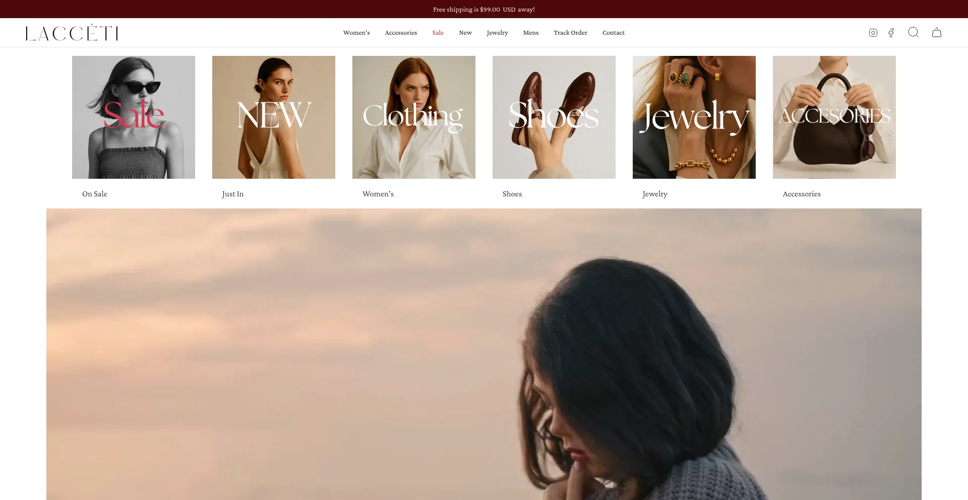 Lacceti.com Screenshot