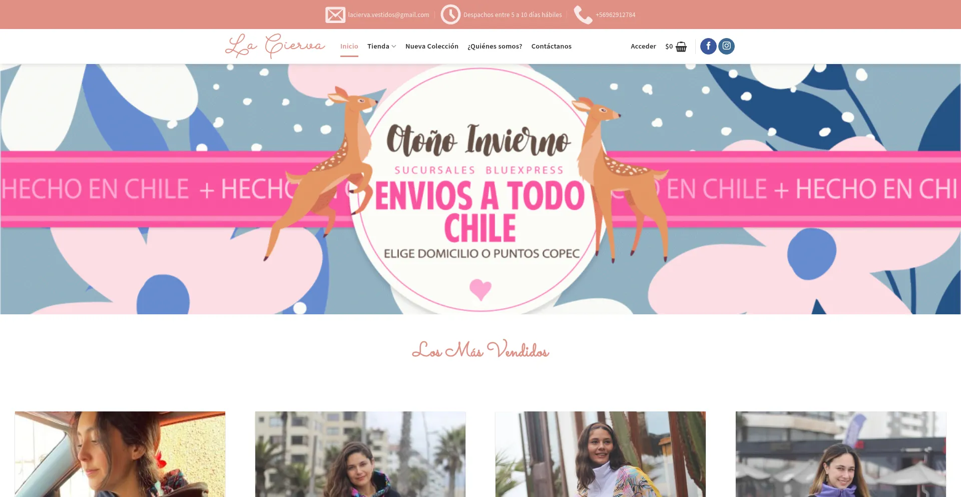 Lacierva.cl Screenshot