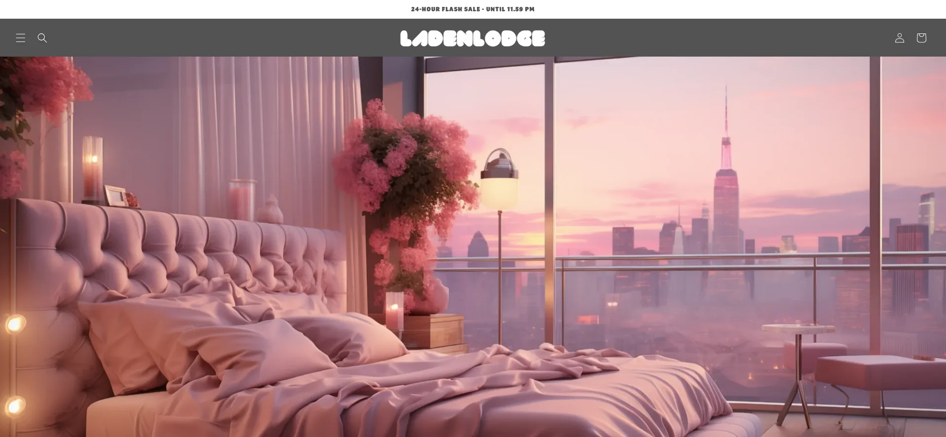 Website screenshot of Ladenlodge.com