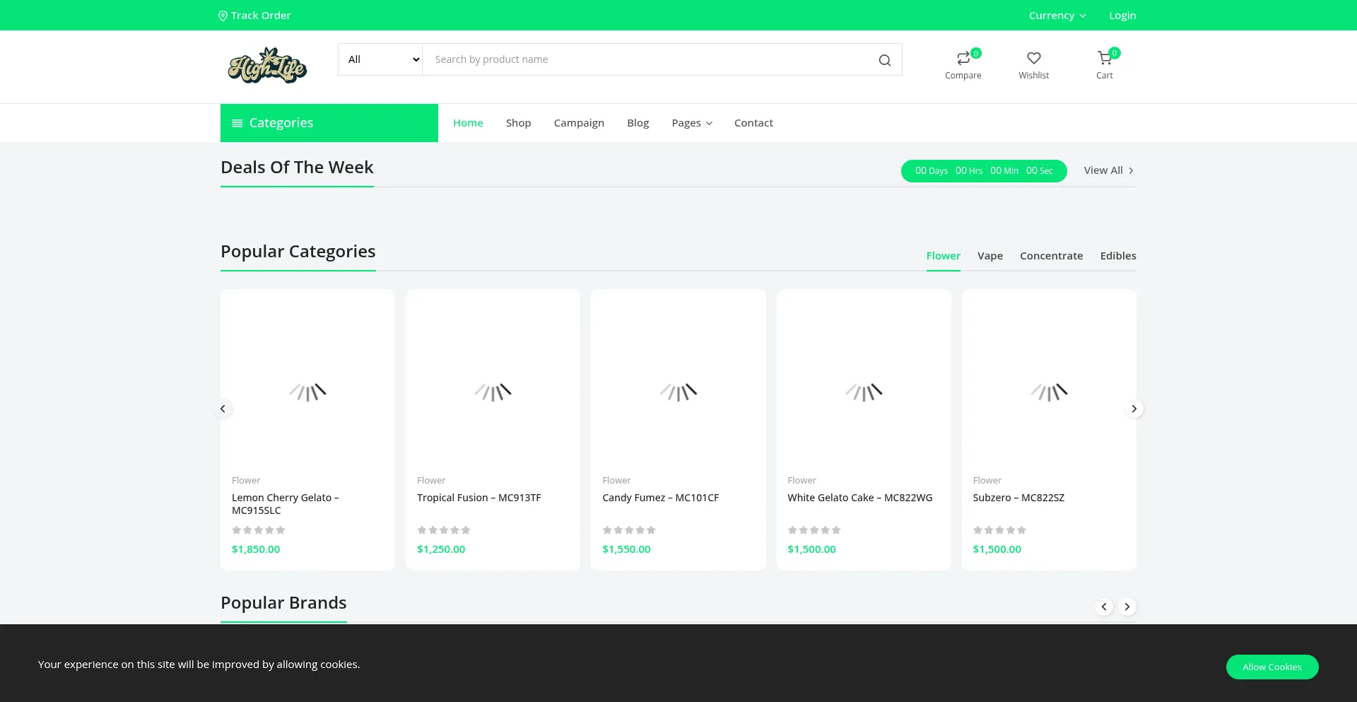 Website screenshot of Lahighlife448.com