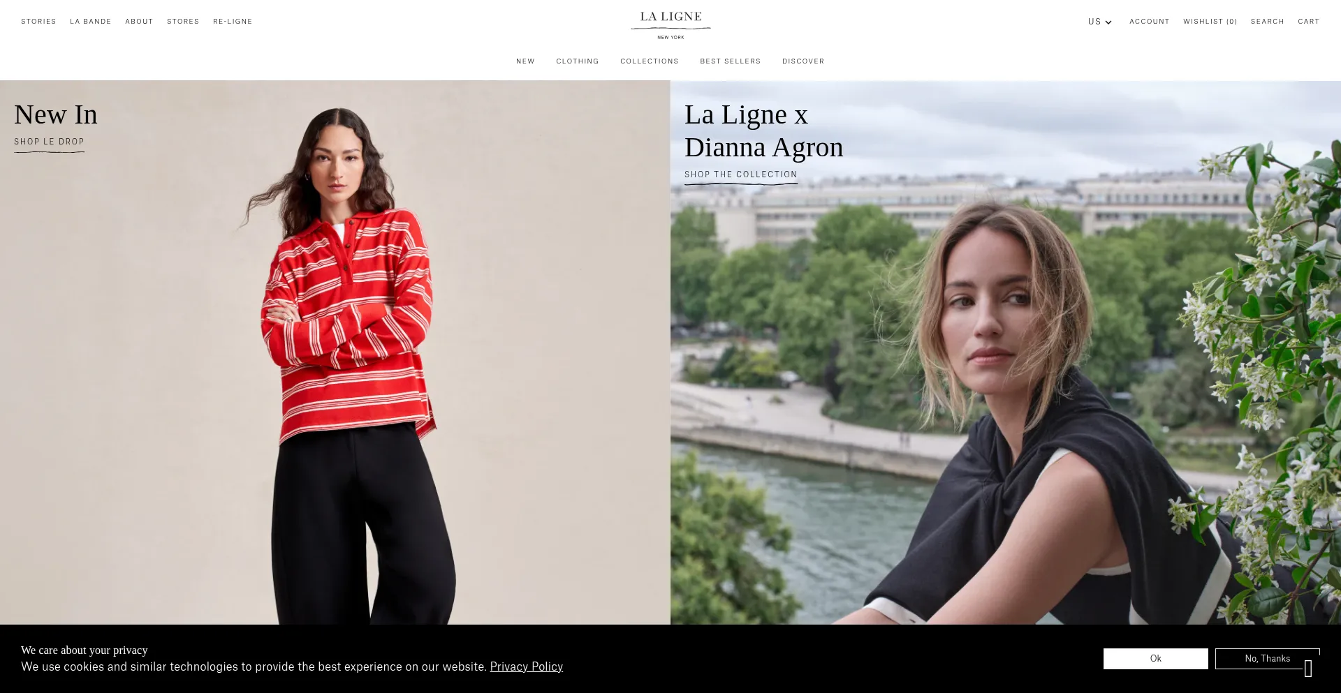 Website screenshot of Lalignenyc.com