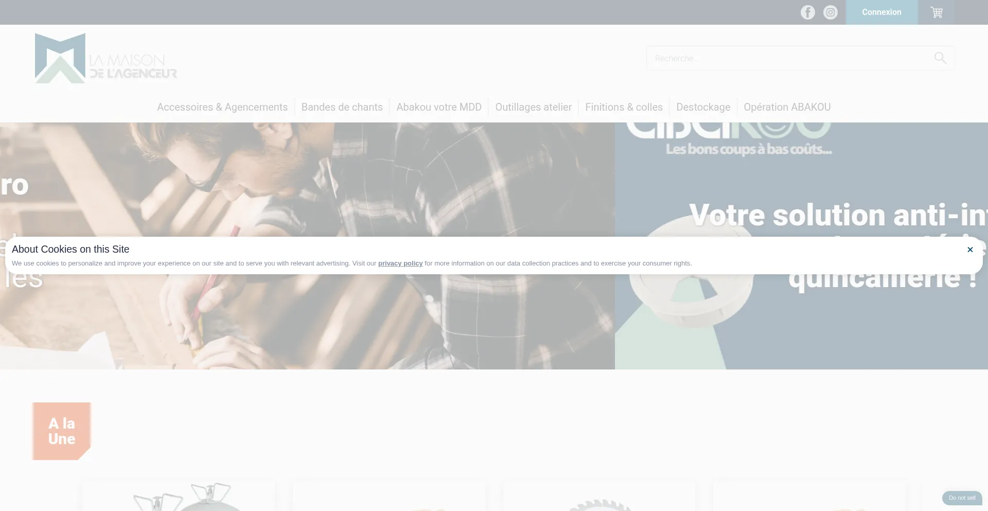 Lamaisondelagenceur.com Screenshot