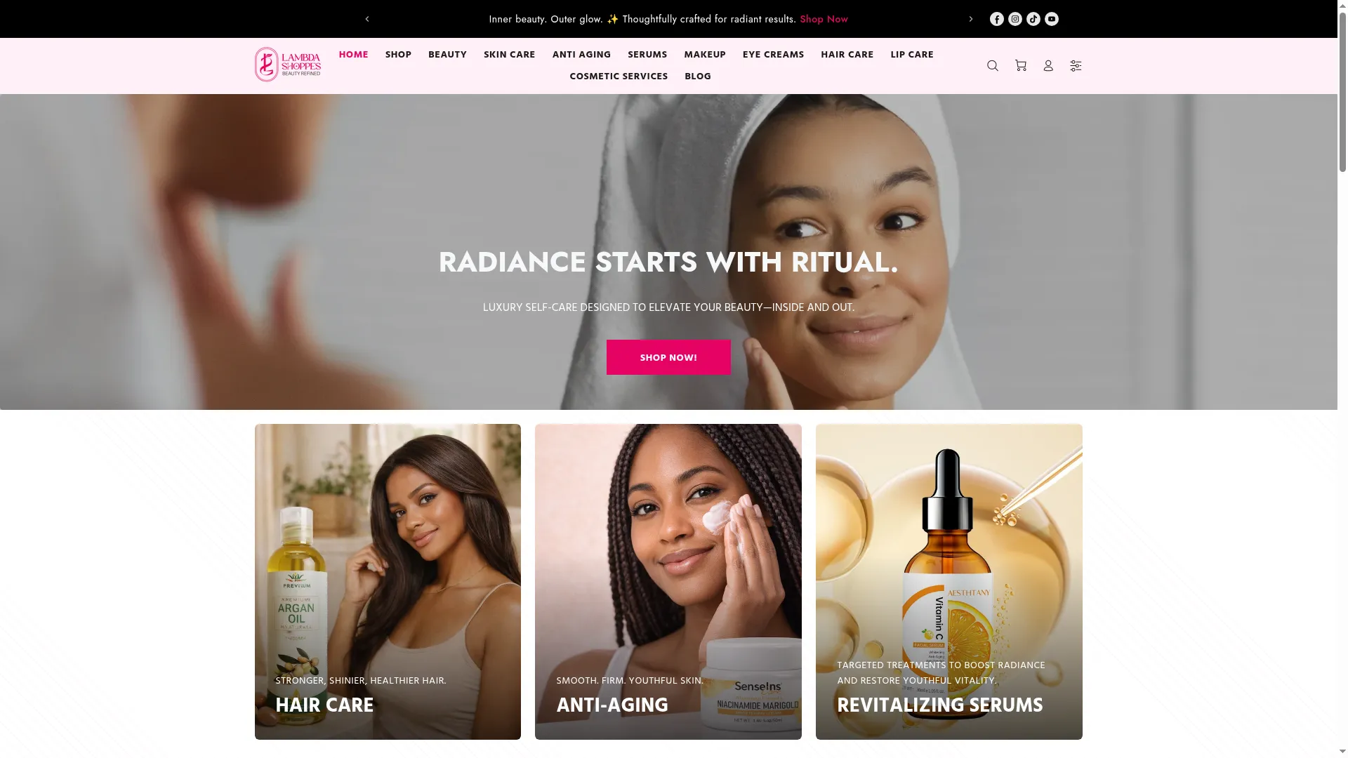 Lambdabeautyshoppes.com